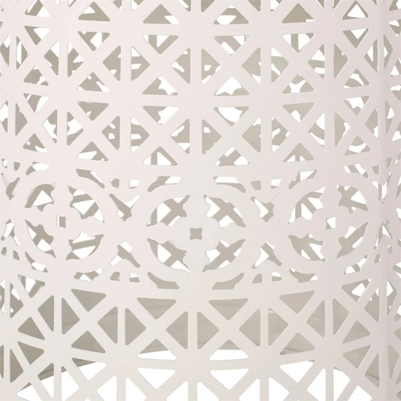 Table d'appoint en métal ajouré
