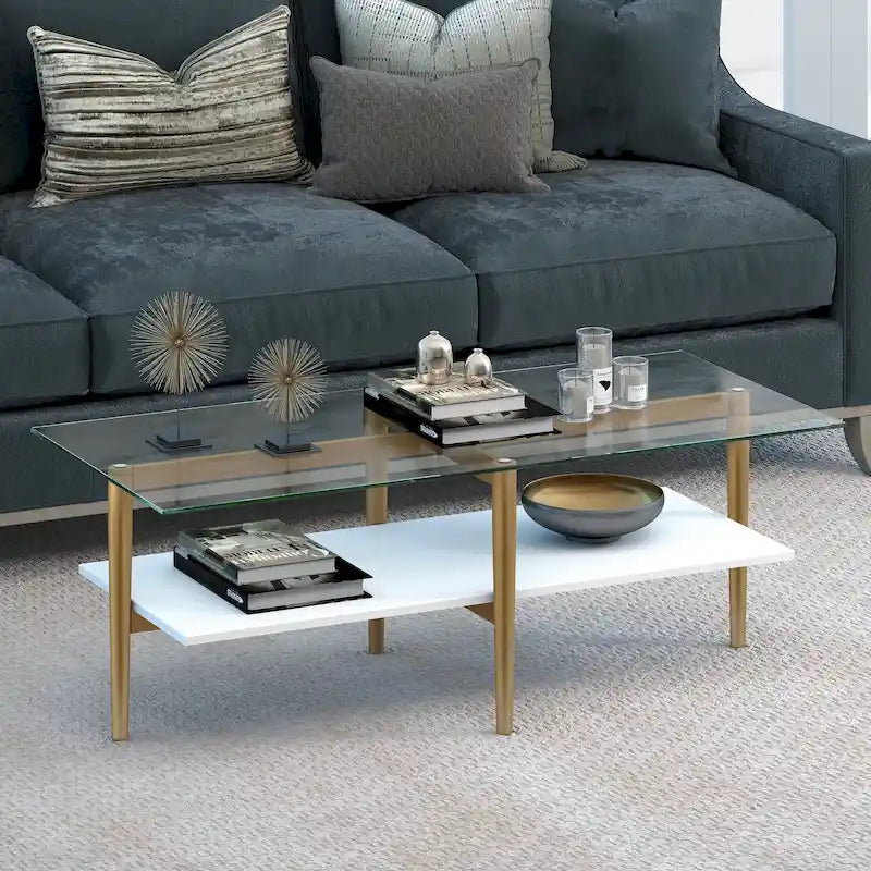 Table basse glamour du milieu du siècle