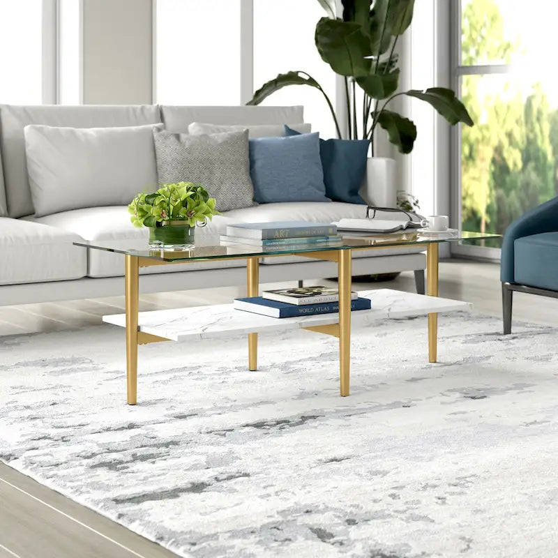 Table basse glamour du milieu du siècle