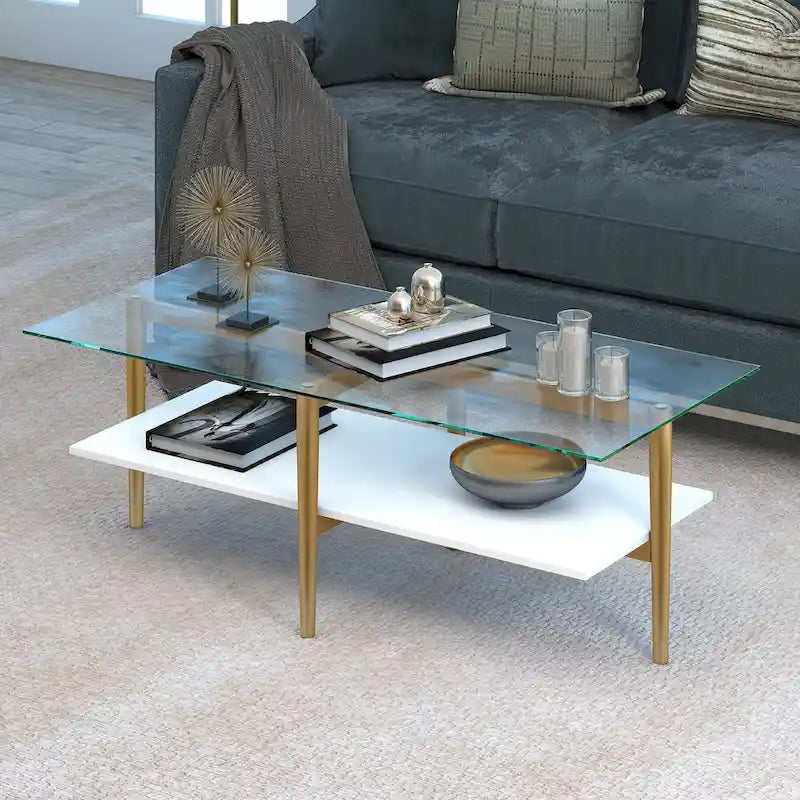 Table basse glamour du milieu du siècle