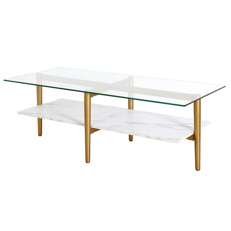 Table basse glamour du milieu du siècle