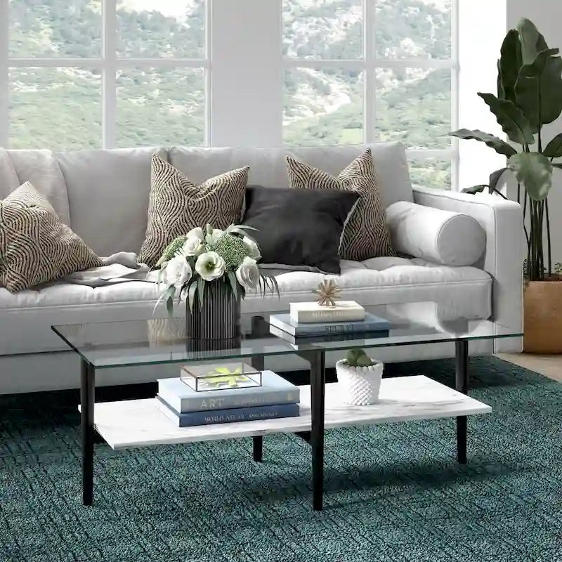 Table basse glamour du milieu du siècle