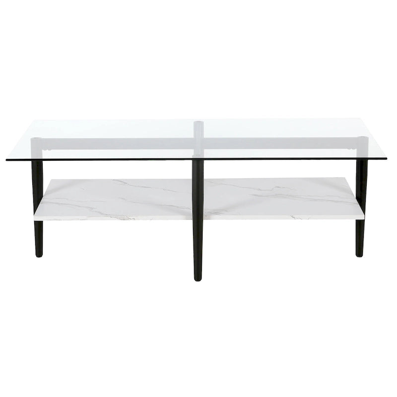 Table basse glamour du milieu du siècle