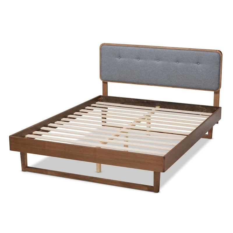 Lit plateforme Mid-Century Modern