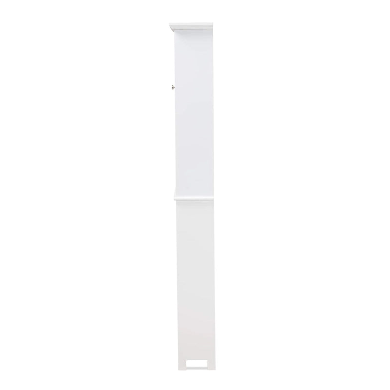 Meuble de rangement en bois pour toilettes
