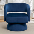 Fauteuil pivotant en velours