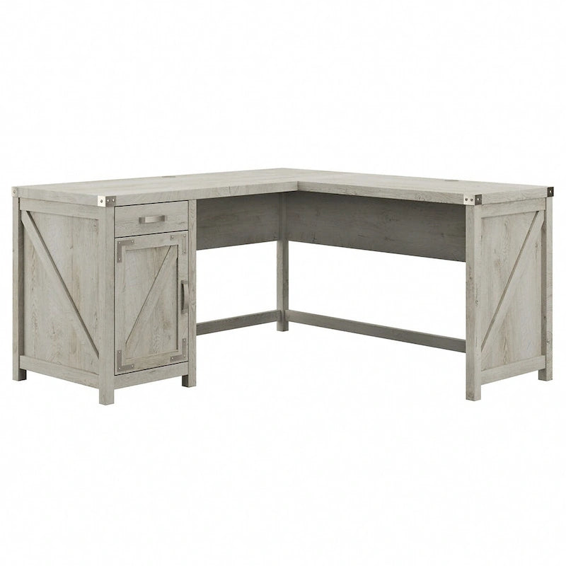 Bureau d'angle 60W avec meuble de rangement