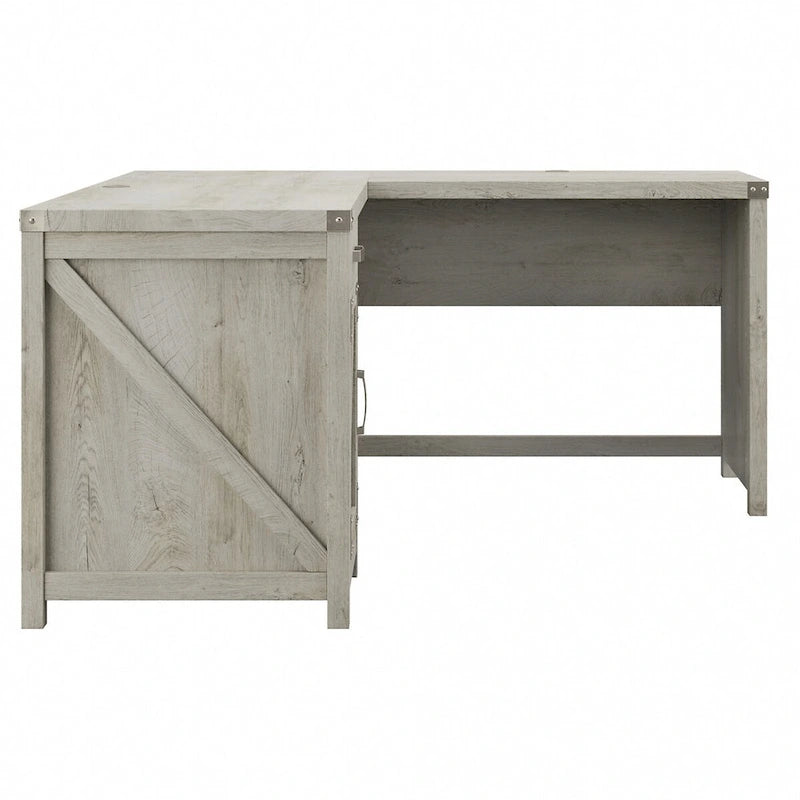Bureau d'angle 60W avec meuble de rangement